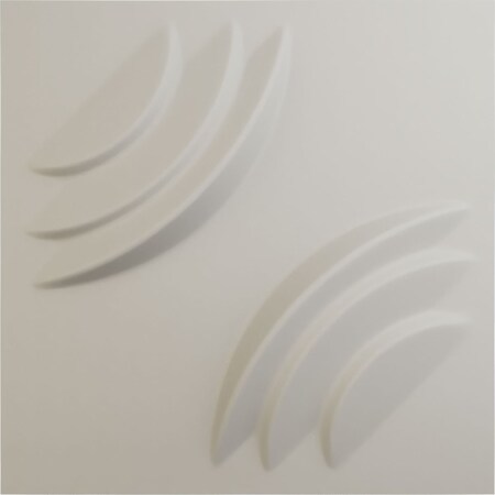 Ekena Millwork 11 7/8in. W x 11 7/8in. H Artisan EnduraWall Decorative 3D Wall Panel Covers 0.98 Sq. Ft. WP12X12ARGBW